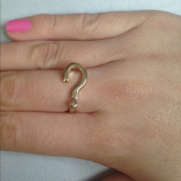🌼5 for $25🌼 Gold Question Mark Ring - Picture 5 of 5